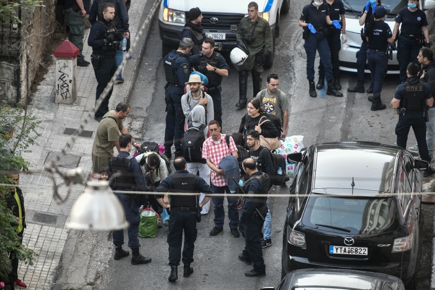 Εκκενώθηκε ακόμα μία κατάληψη στο κέντρο της Αθήνας