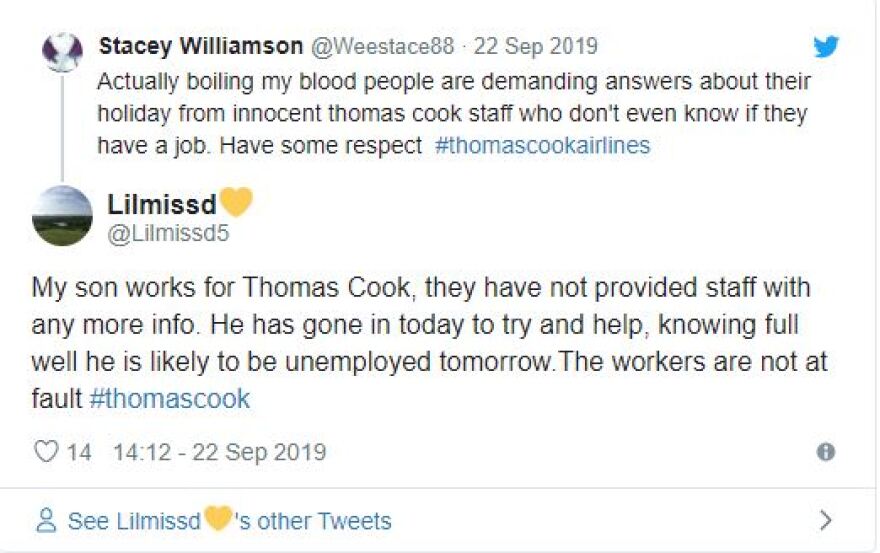 Thomas Cook: «Δεν μπορούμε να το πιστέψουμε, είμαστε διαλυμένοι» - Το «αντίο» των εργαζομένων
