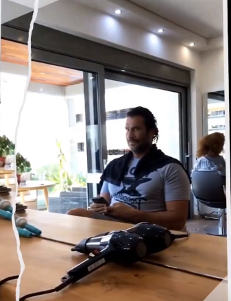 Ευρυδίκη Βαλαβάνη- Κώστας Κοκκινάκης: Μαζί στο κομμωτήριο 