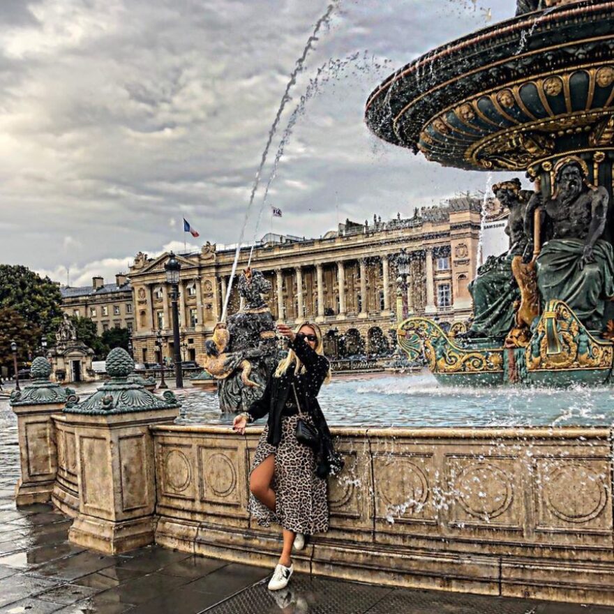 Η Κωνσταντίνα Σπυροπούλου στην εβδομάδα μόδας στο Παρίσι