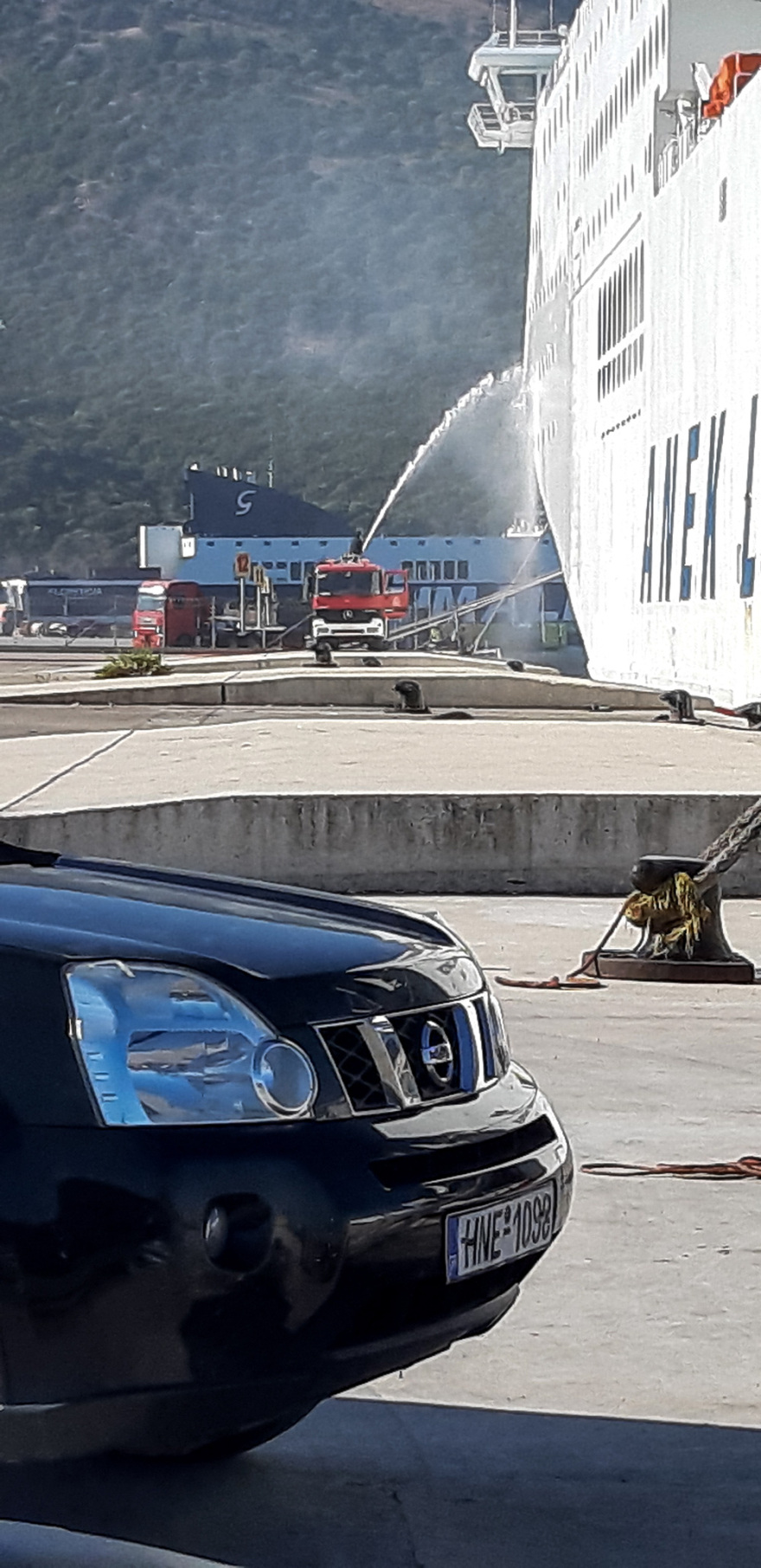 Ηγουμενίτσα: Νταλίκες κάηκαν ολοσχερώς – Σοβαρές ζημιές στα εμπορεύματα