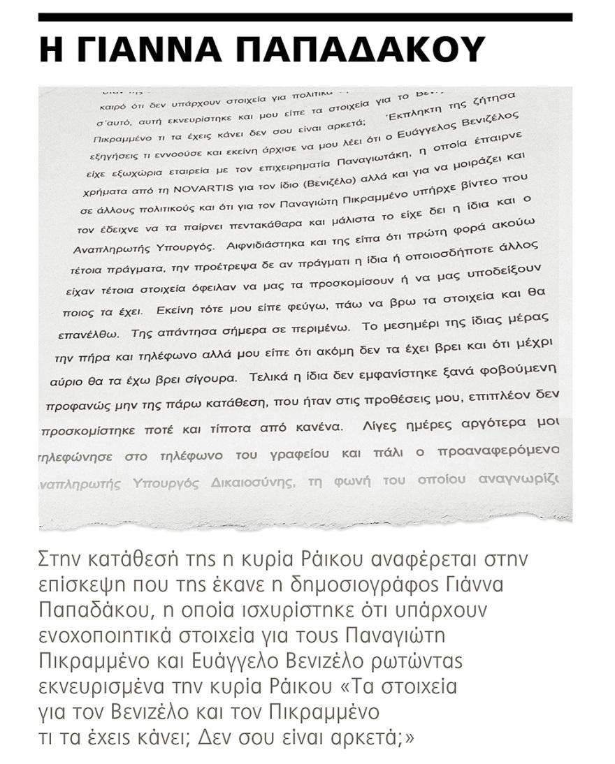 Σκευωρία Novartis: Ποια στοιχεία δείχνουν «σύσταση συμμορίας» από τον «Ρασπούτιν»