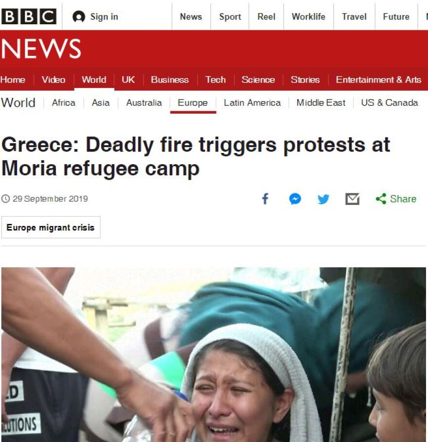 Διεθνή ΜΜΕ για τη Μόρια: Η Συμφωνία με την Τουρκία δεν «προχωρά» - Εκκενώστε τον καταυλισμό