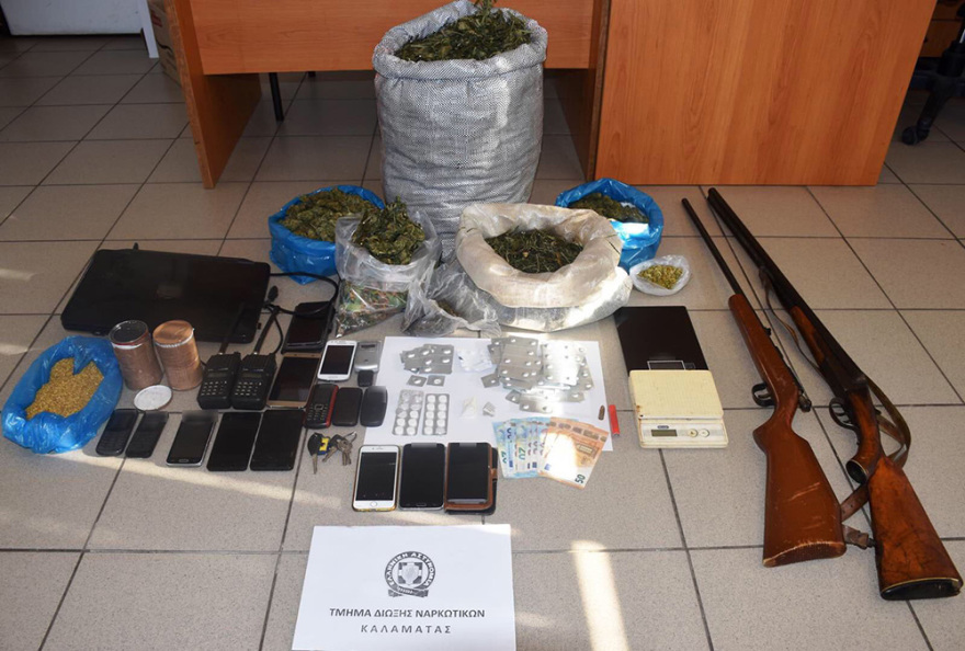 Εξαρθρώθηκε δίκτυο ναρκεμπόρων στη Μεσσηνία - Διακινούσαν  μεγάλες ποσότητες κάνναβης