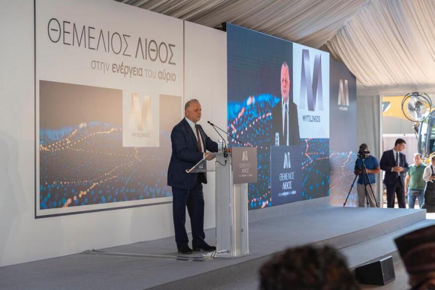Ο Μητσοτάκης εγκαινίασε τη μονάδα φυσικού αερίου της Μυτιληναίος ύψους 350 εκατ. ευρώ