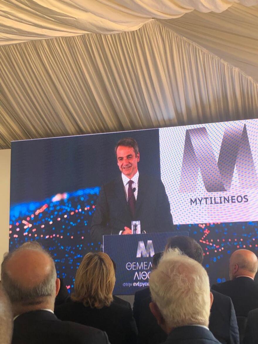 Ο Μητσοτάκης εγκαινίασε τη μονάδα φυσικού αερίου της Μυτιληναίος ύψους 350 εκατ. ευρώ
