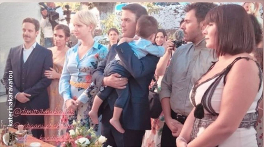 Δημήτρης Μακαλιάς-Αντιγόνη Ψυχράμη: Βάφτισαν χθες τον γιο τους