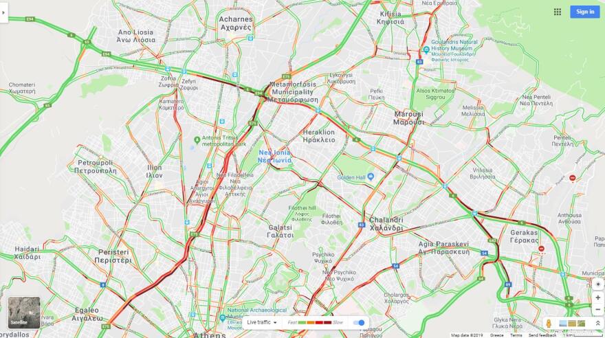 Στο «κόκκινο» η κίνηση: Ποιοι δρόμοι είναι μποτιλιαρισμένοι - Νέα στάση εργασίας σε Μετρό, Ηλεκτρικό, Τραμ