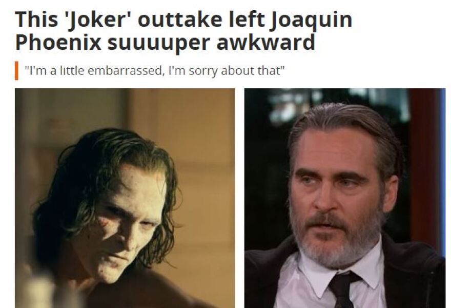 Joker: Hoax το βίντεο με τον Φίνιξ να «τα χώνει» σε μέλος του συνεργείου, λέει εκπρόσωπός του!