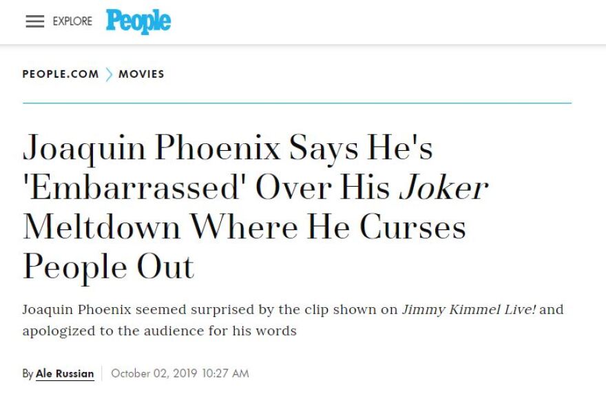 Joker: Hoax το βίντεο με τον Φίνιξ να «τα χώνει» σε μέλος του συνεργείου, λέει εκπρόσωπός του!