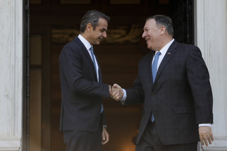 Μητσοτάκης σε Πομπέο: Κατάφωρη η παραβίαση του Διεθνούς Δικαίου από την Τουρκία