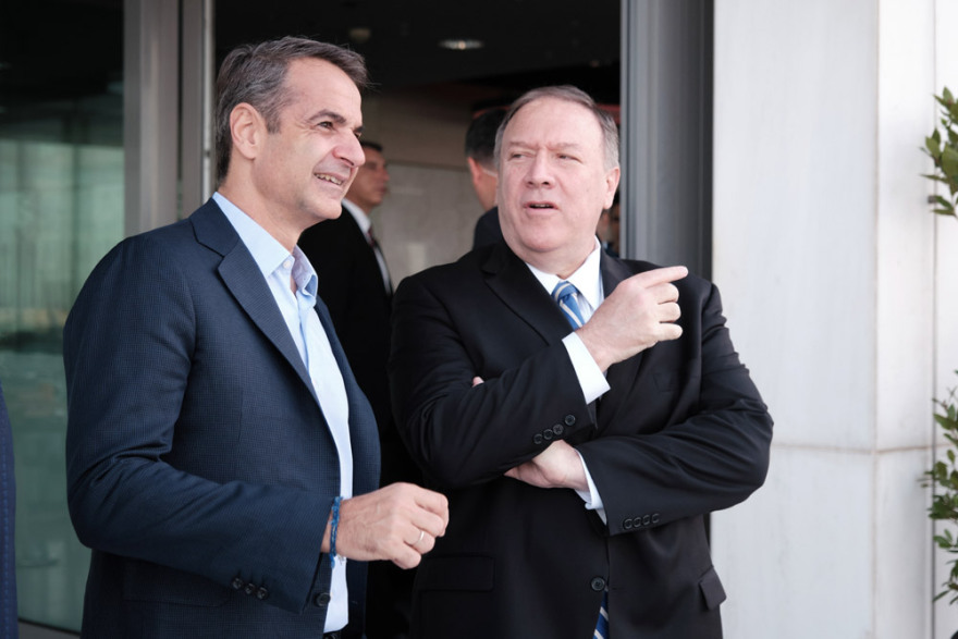 Κυριάκος και Μαρέβα Μητσοτάκη πήραν πρωινό με το ζεύγος Πομπέο - Δείτε βίντεο