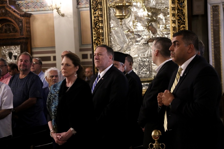 Κυριάκος και Μαρέβα Μητσοτάκη πήραν πρωινό με το ζεύγος Πομπέο - Δείτε βίντεο