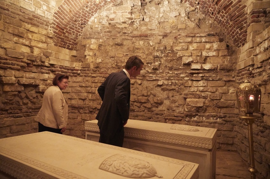 Φωτογραφίες: Στην Ιερά Μονή του Αγίου Γεωργίου στο Κάιρο ο πρωθυπουργός