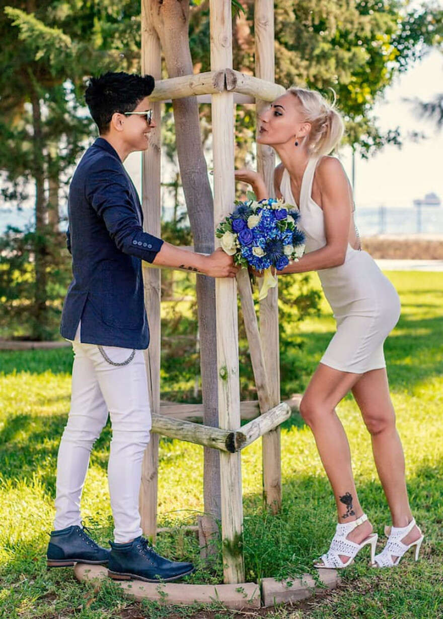 Η Κύπρια πρωταθλήτρια Άντρη Ελευθερίου παντρεύτηκε την αγαπημένη της