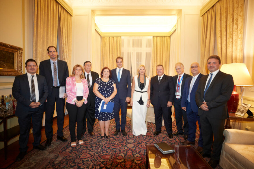 Μαρέβα Μητσοτάκη: Η κομψή εμφάνιση στο Κάιρο