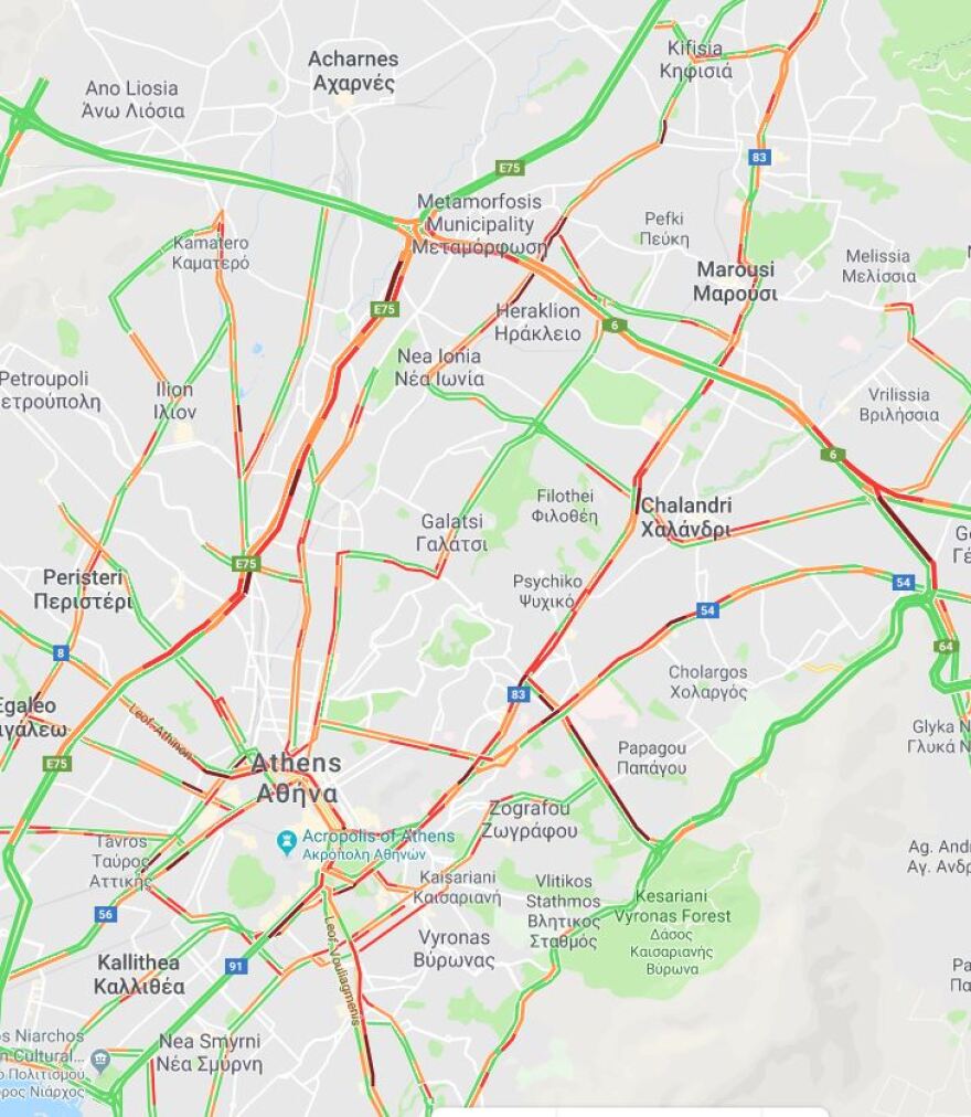 Βελτιώνεται η κίνηση σε Κηφισό και Αττική Οδό
