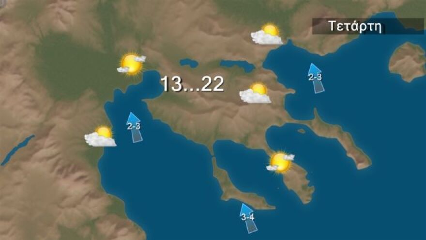 Ο καιρός σήμερα: Ανεβαίνει η θερμοκρασία - Πού θα εκδηλωθούν βροχές