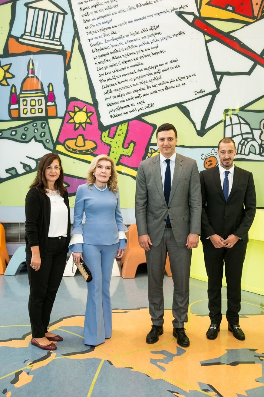 Στην Ογκολογική Μονάδα Παίδων «Μαριάννα Β. Βαρδινογιάννη – ΕΛΠΙΔΑ» ο Βασίλης Κικίλιας