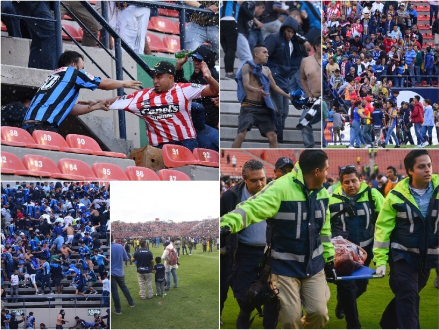 Απίστευτο ξύλο με δεκάδες τραυματίες σε αγώνα στο Μεξικό