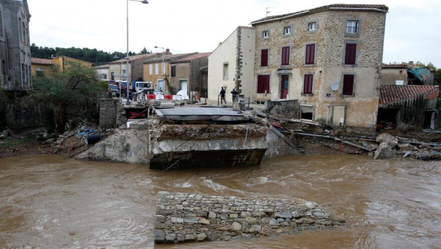 Γαλλία: Καταιγίδες και πλημμύρες σε πόλεις του νότου 