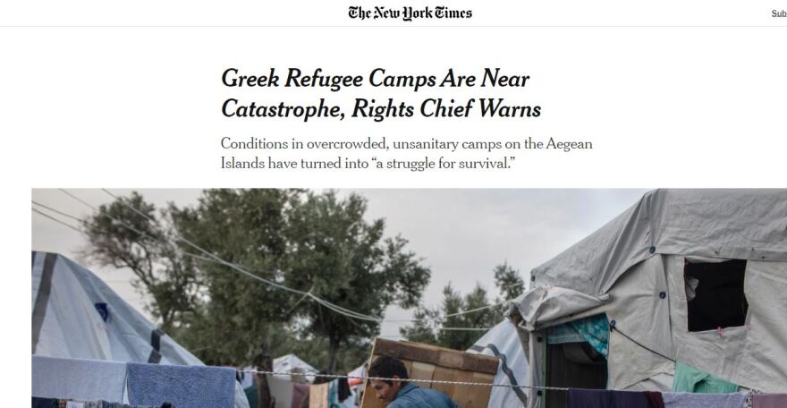 Μεταναστευτικό: Tι γράφουν τα διεθνή ΜΜΕ για την κατάσταση στα ελληνικά hotspot