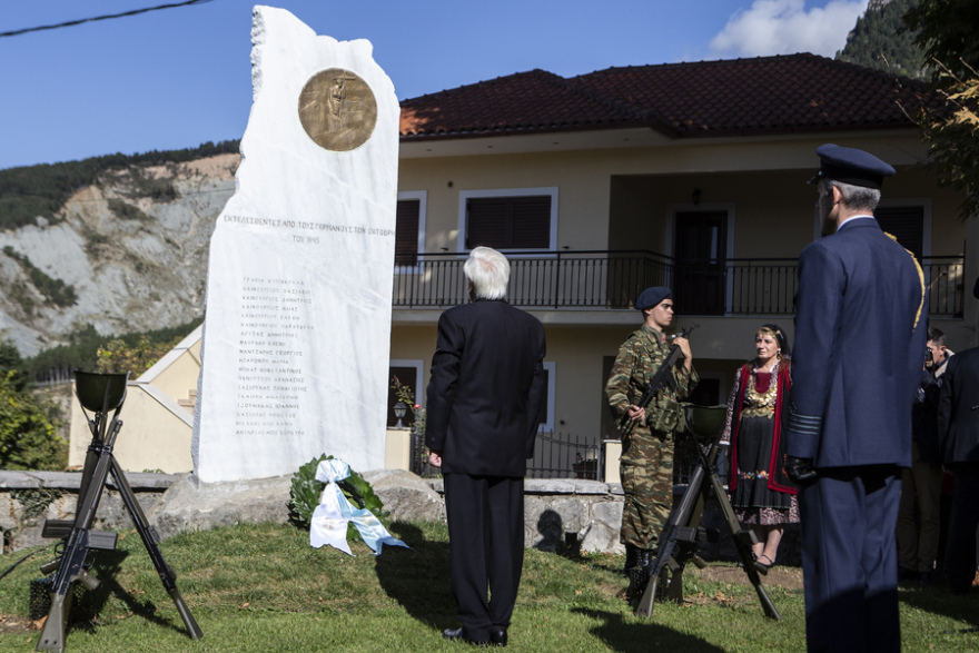 Παυλόπουλος από τις εκδηλώσεις μνήμης στον Καταρράκτη Τζουμέρκων: «Ποτέ ξανά ναζιστική θηριωδία»