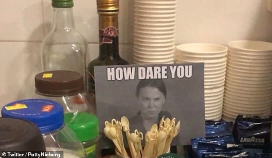 Ισραήλ: «Μπαμπούλας» κατά της χρήσης πλαστικών οι φωτογραφίες της Γκρέτα Τούνμπεργκ