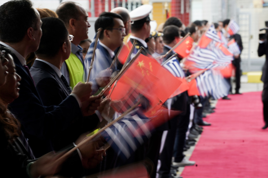 Στις εγκαταστάσεις της COSCO Σι - Μητσοτάκης