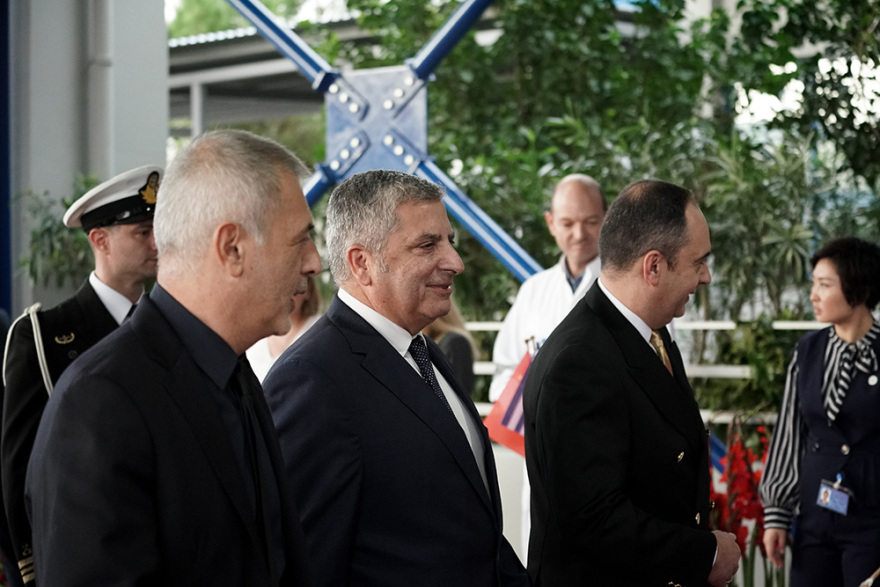 Στις εγκαταστάσεις της COSCO Σι - Μητσοτάκης