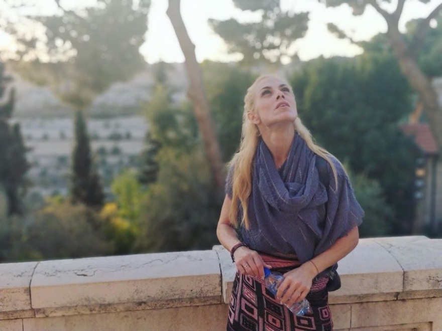 Ντορέττα Παπαδημήτριου: Εκστασιασμένη από το ταξίδι της στην «Άγια πόλη» 