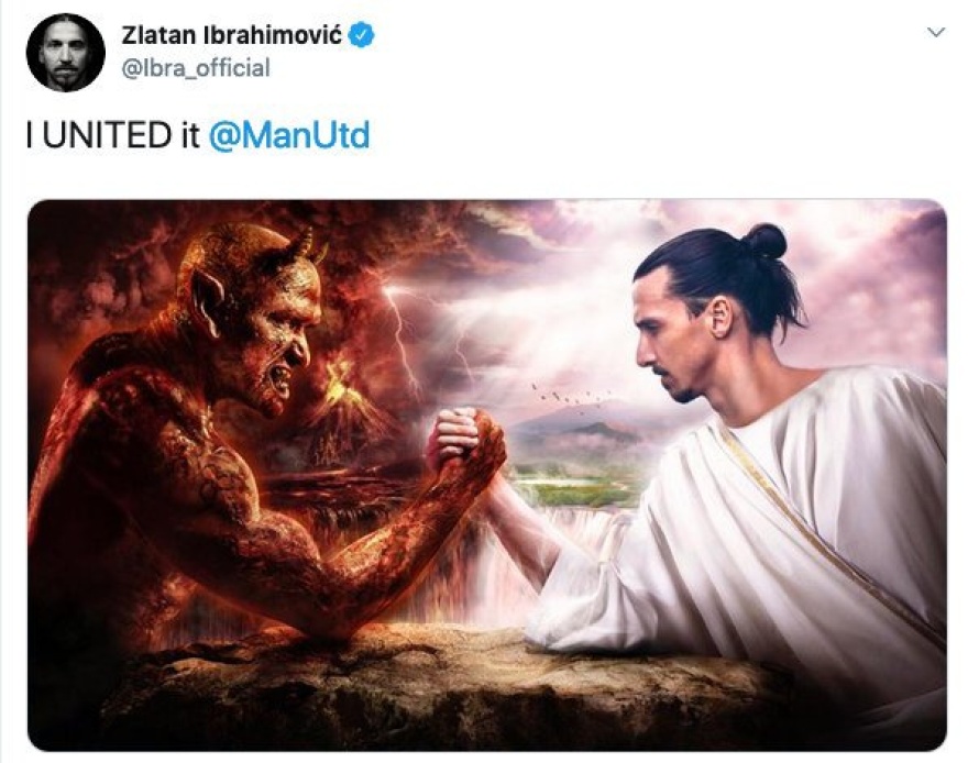 Ιμπραΐμοβιτς σε οπαδούς των Γκάλαξι: «Ήρθα, είδα, κατέκτησα. Τώρα, γυρίστε στο μπέιζμπολ»