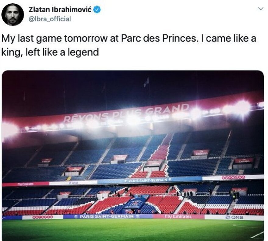 Ιμπραΐμοβιτς σε οπαδούς των Γκάλαξι: «Ήρθα, είδα, κατέκτησα. Τώρα, γυρίστε στο μπέιζμπολ»