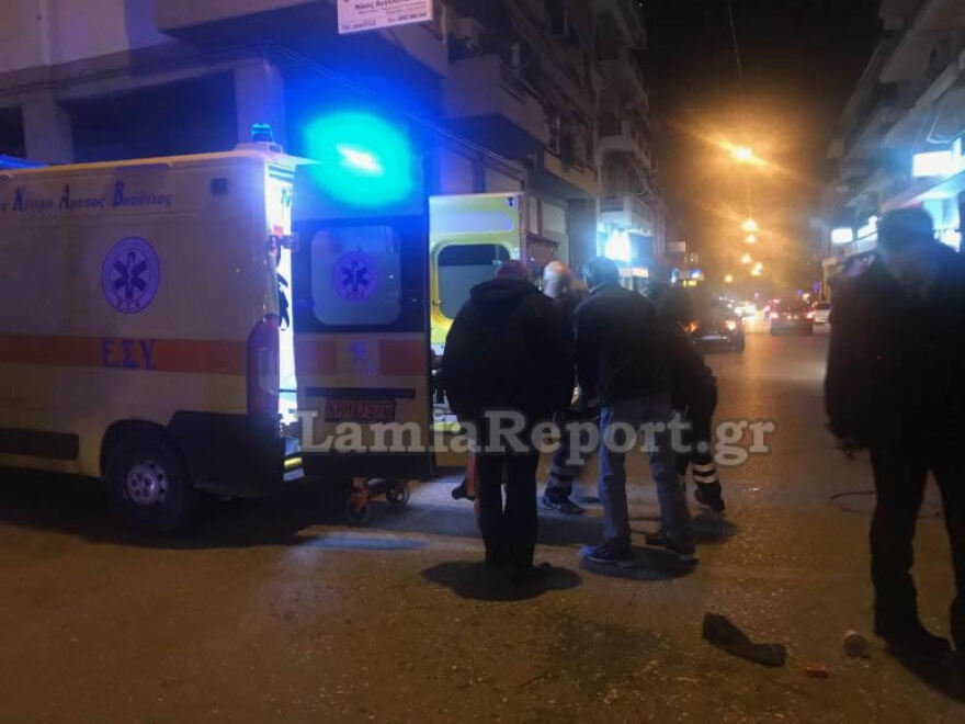 Λαμία: Τροχαίο με ντελιβερά