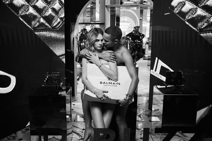 Κάρα Ντελεβίν -  Ολιβιέ Ρουστέινγκ: Πρωτοσέλιδος έρωτας με την υπογραφή Balmain