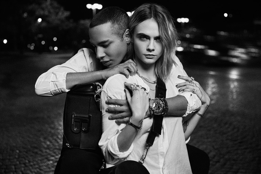 Κάρα Ντελεβίν -  Ολιβιέ Ρουστέινγκ: Πρωτοσέλιδος έρωτας με την υπογραφή Balmain