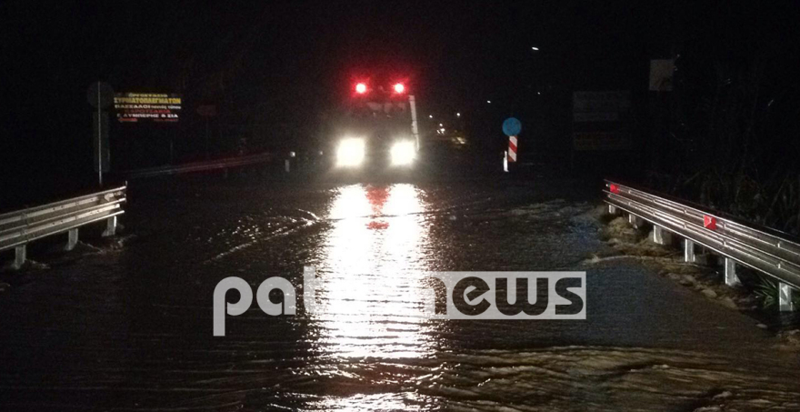 Η κακοκαιρία «χτυπά» τον Πύργο: Ποτάμια οι δρόμοι - Πλημμυρισμένα σπίτια