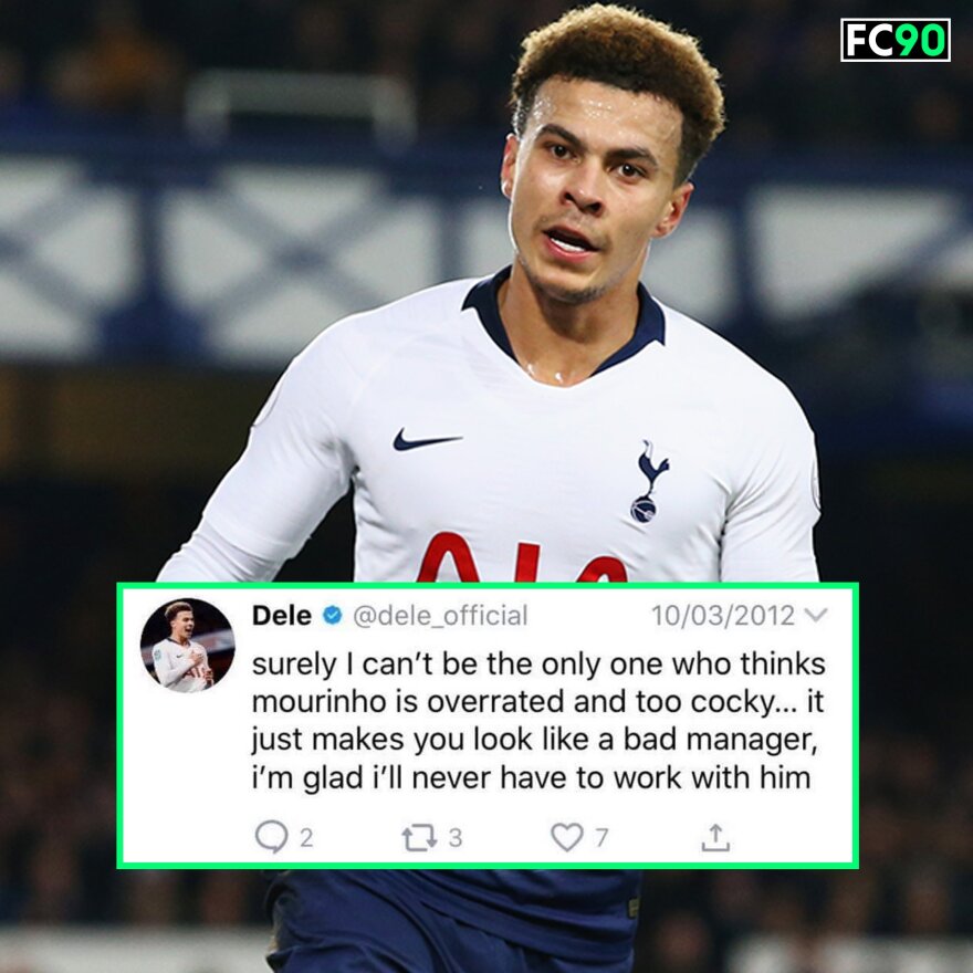 Το tweet  για τον Μουρίνιο που θέλει να «θάψει» ο Ντέλε 