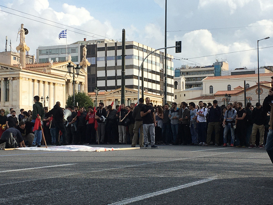 Πορεία φοιτητών στα Προπύλαια: Δεν τρομοκρατούμαστε και δεν υποχωρούμε