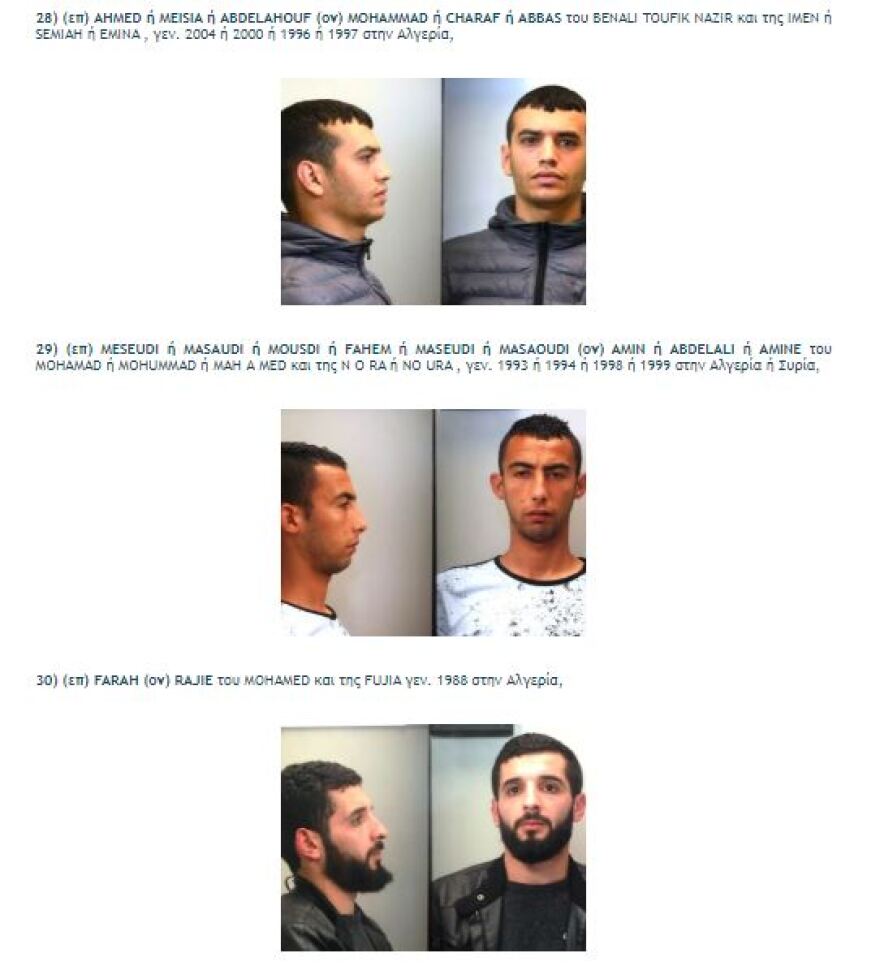 Αυτά είναι τα 35 μέλη της σπείρας που λήστευαν πεζούς στο κέντρο της Αθήνας 