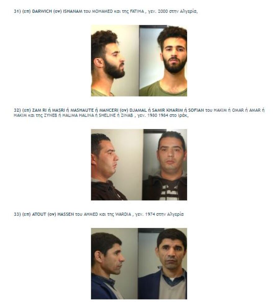 Αυτά είναι τα 35 μέλη της σπείρας που λήστευαν πεζούς στο κέντρο της Αθήνας 