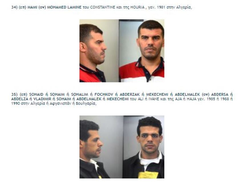 Αυτά είναι τα 35 μέλη της σπείρας που λήστευαν πεζούς στο κέντρο της Αθήνας 