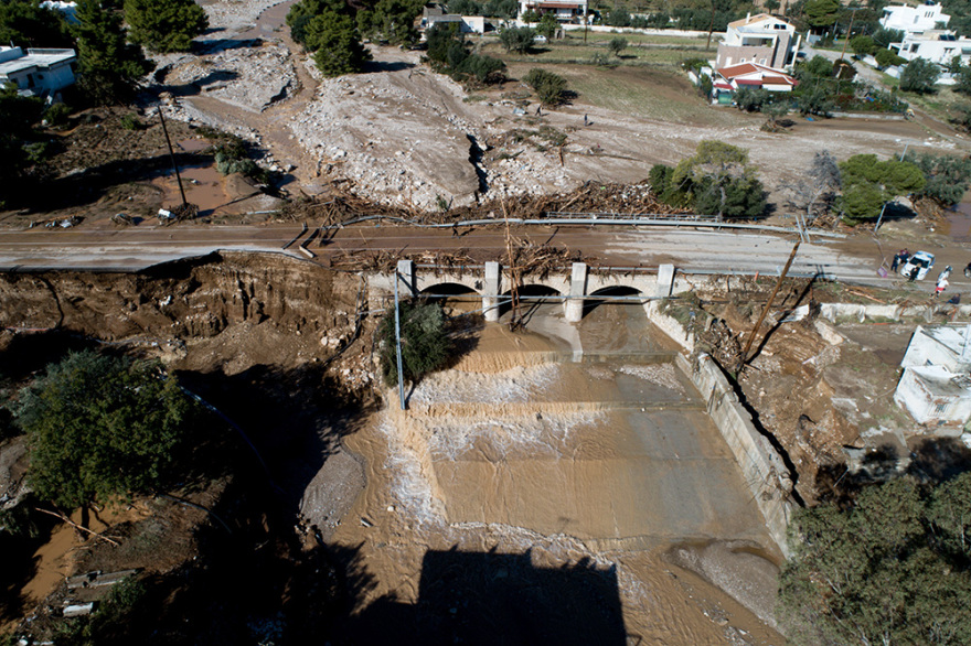 Κινέτα: Οι καταστροφές από την κακοκαιρία Γηρυόνης σε 20 φωτογραφίες