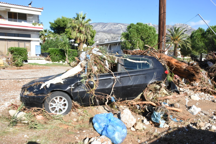 Κινέτα: Οι καταστροφές από την κακοκαιρία Γηρυόνης σε 20 φωτογραφίες