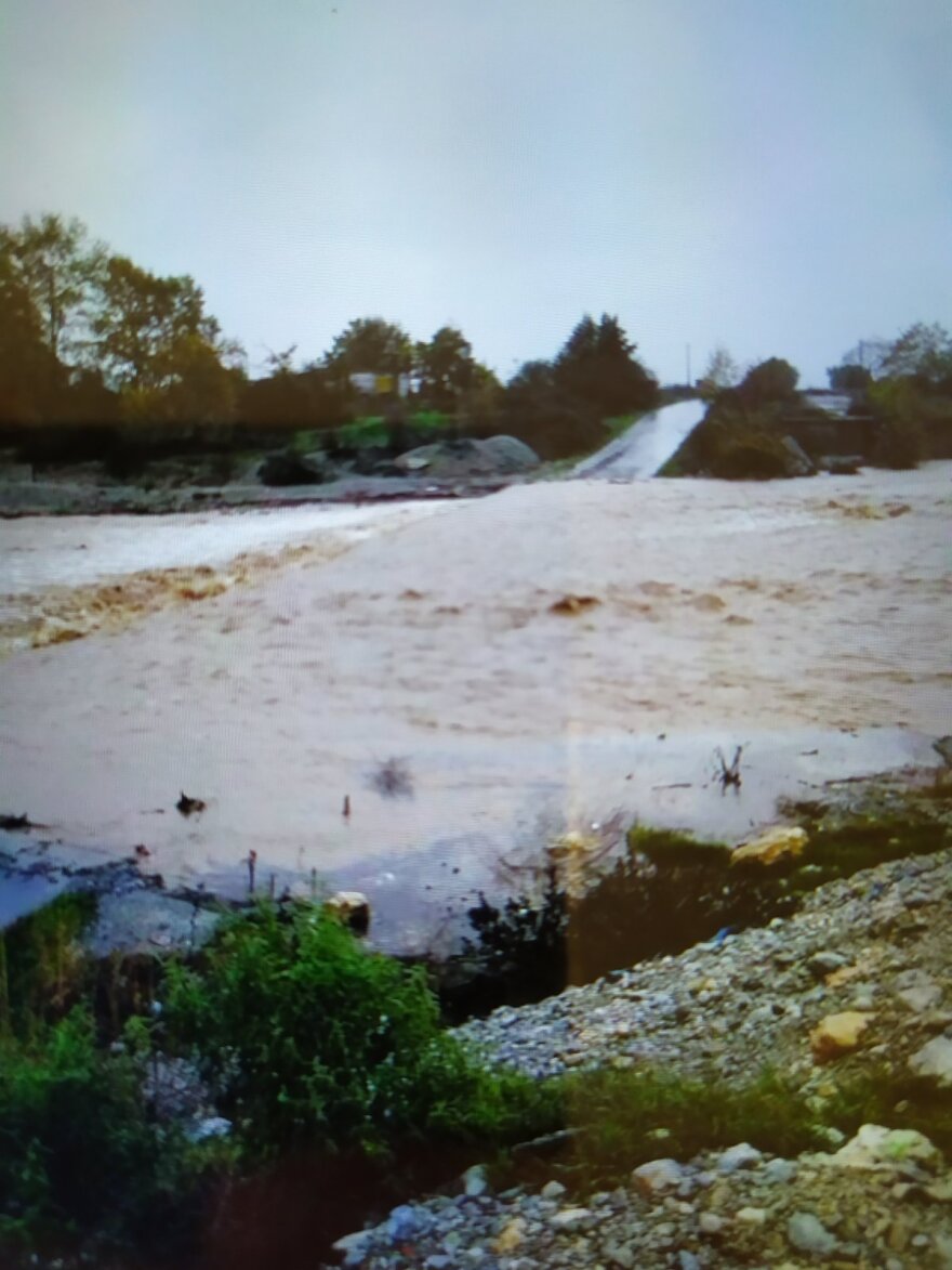 Γηρυόνης: «Σάρωσε» τα χωριά της Πιερίας η κακοκαιρία 