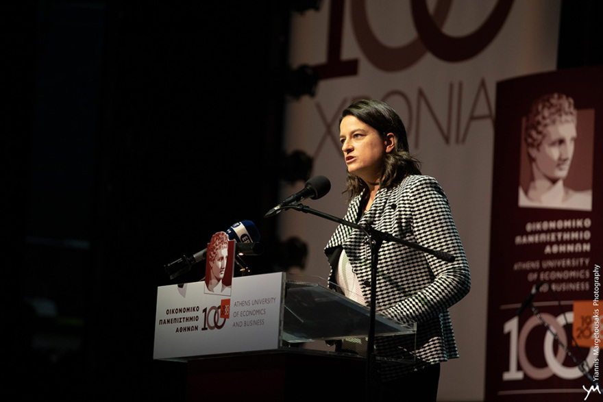 Λαμπρή εκδήλωση για τα 100 χρόνια από την ίδρυση του Οικονομικού Πανεπιστημίου Αθηνών