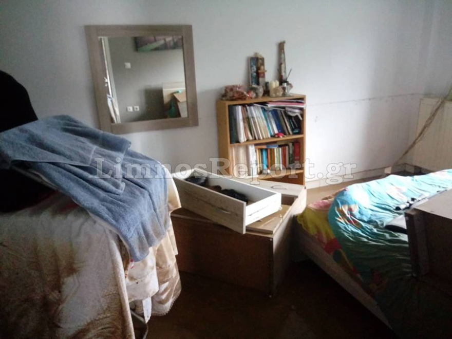 Κακοκαιρία «Γηρυόνης»: Χείμαρρος πέρασε μέσα από σπίτι και το κατάστρεψε στη Λήμνο