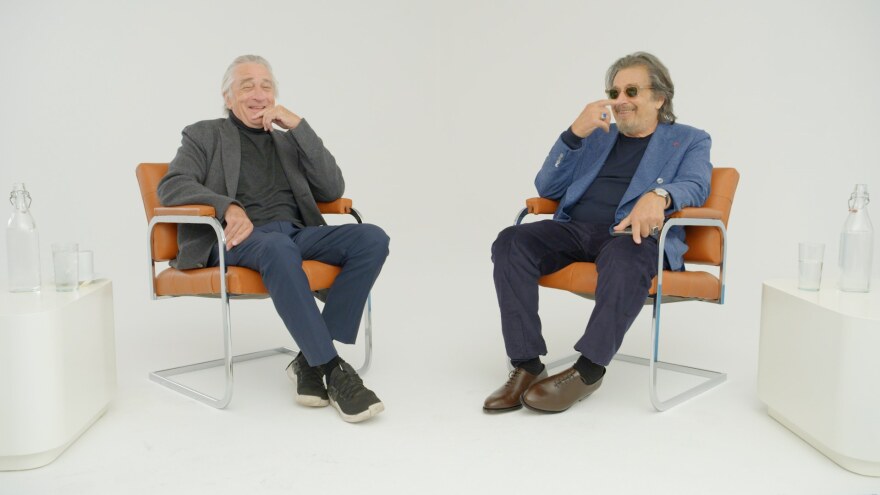 Αλ Πατσίνο-Ρόμπερτ Ντε Νίρο: Οι κολλητοί του Irishman αποκαλύπτονται μπροστά στην κάμερα