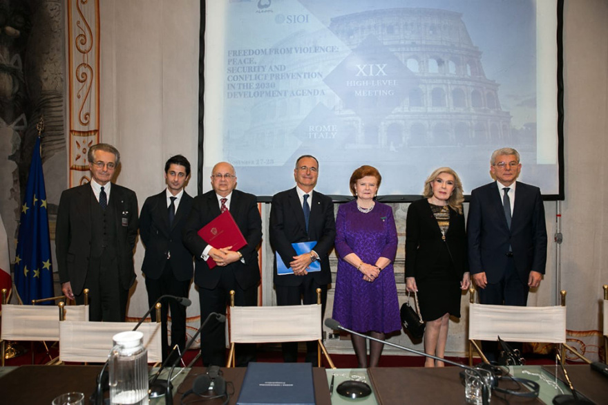 Η Μαριάννα Βαρδινογιάννη απηύθυνε ομιλία στην Ιταλική Γερουσία