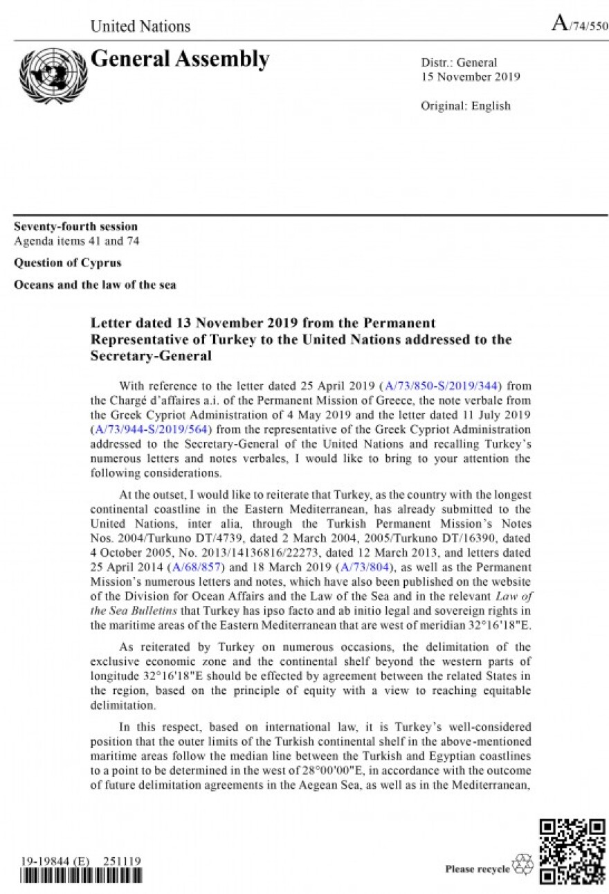 Η Τουρκία έδωσε συντεταγμένες για την «γαλάζια πατρίδα» και κλέβει ελληνική και κυπριακή υφαλοκρηπίδα